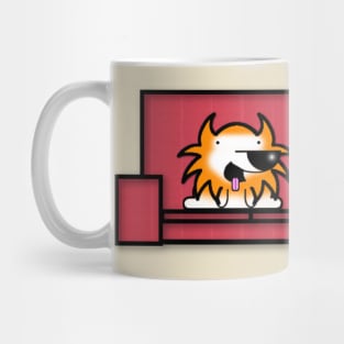 Simon and Rusty Couch Shirt Mug